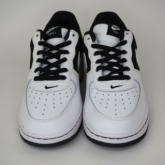 Nike Air Force 1 One Little Kids White Black New - Picture 5 of 12